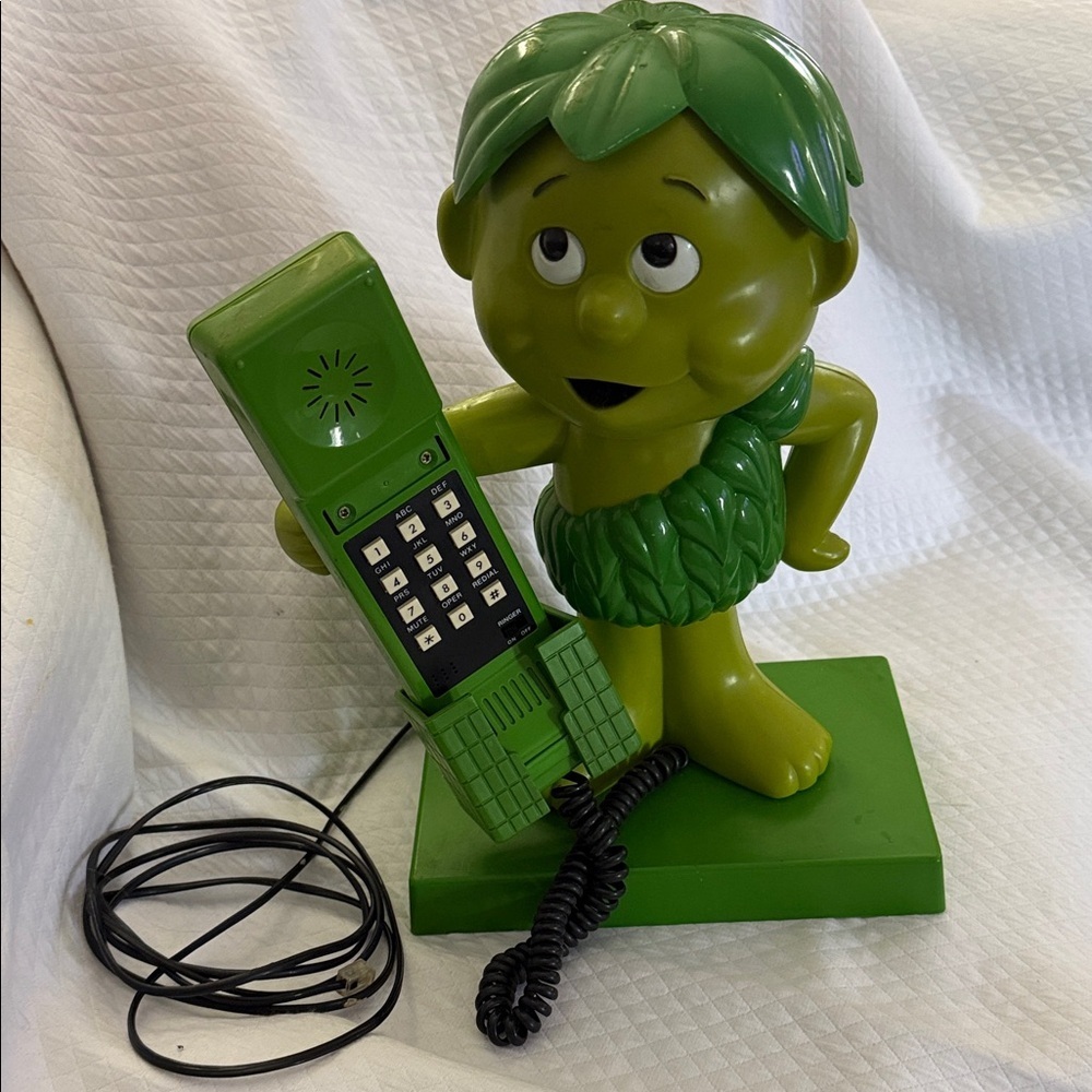 Rare Vintage 1984 Pillsbury Jolly Green Giant Little Sprout Touch Tone Phone